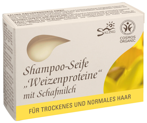 Schafmilch Shampoo-Seife mit Weizenprotein 125 g